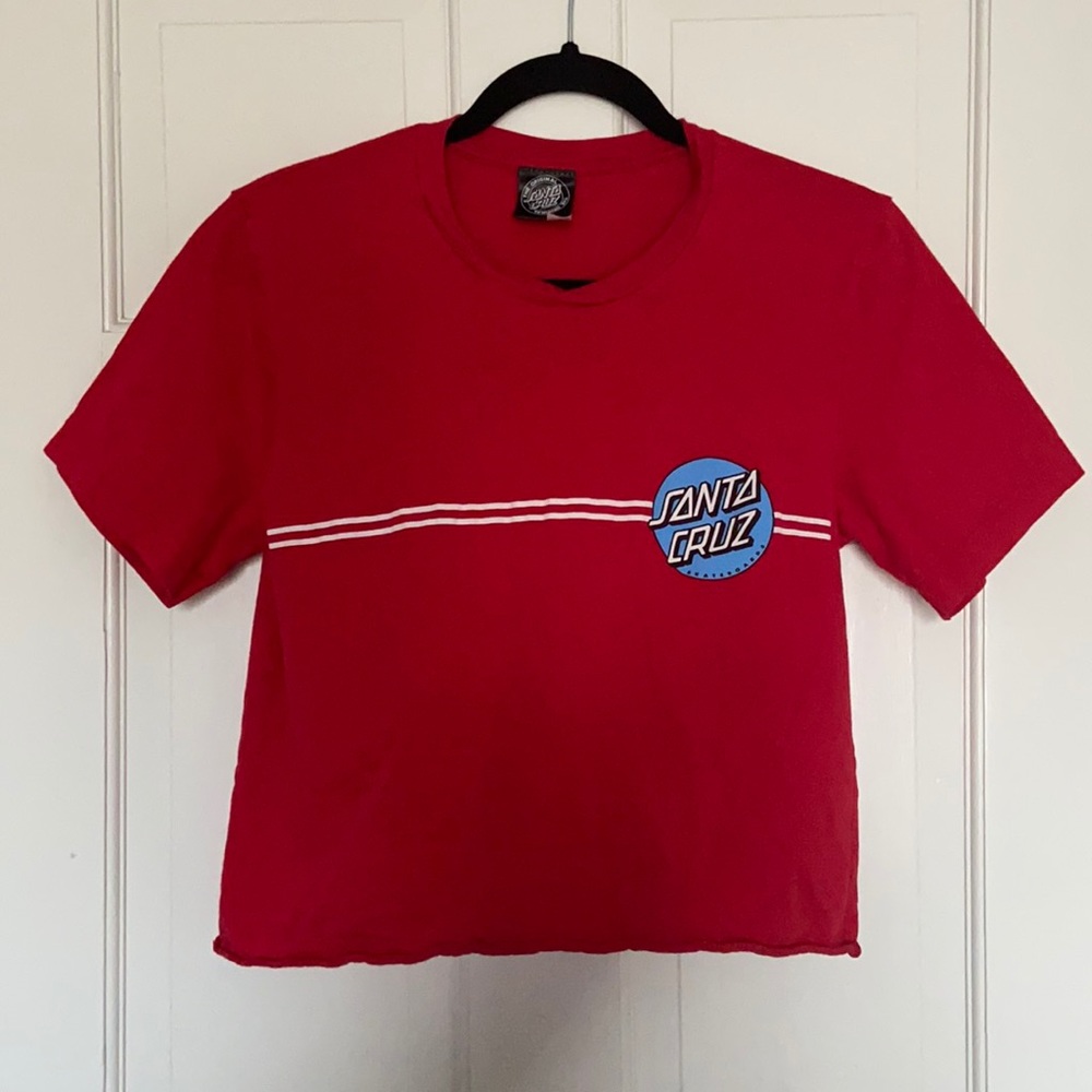 Women’s Small Red Santa Cruz Tee Shirt